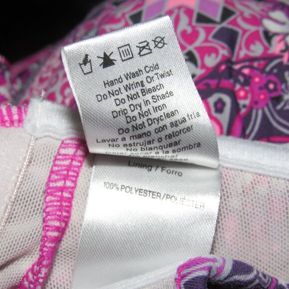 Lascana for Venus Pink Purple Paisley Halter Tankini Swim Top Size 14 Boho Beach - Picture 5 of 5